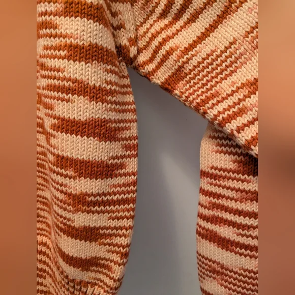 Misha and Puff Paprika Space Dye Classic Cardigan XS - Picture 2 of 5